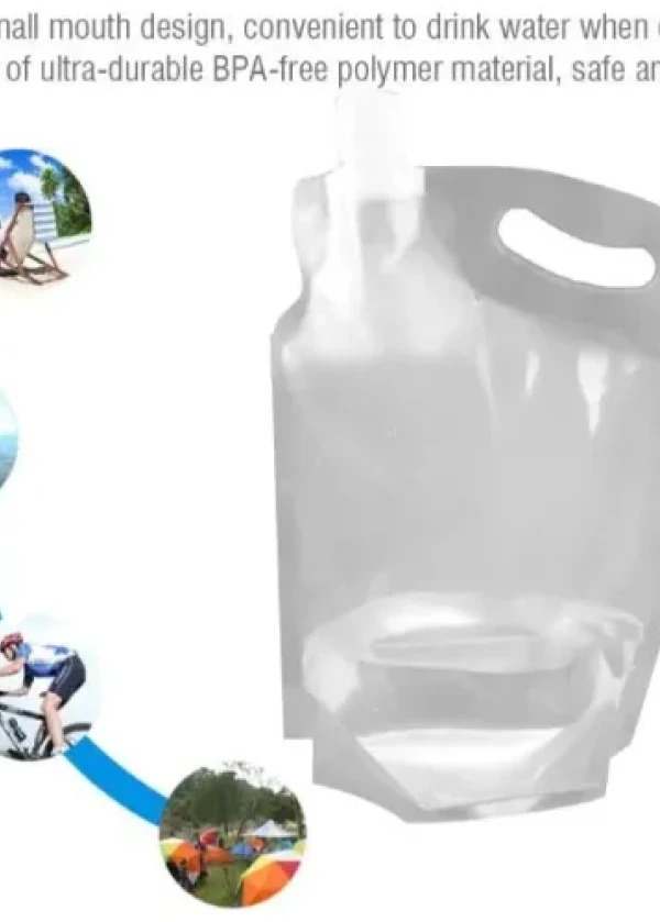 Plastik Kapaklı Su Torbası 1 Litre