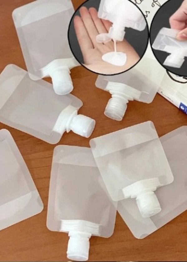 3 Adet 100ml Krem Şampuan Kabı Tekrar Kullanılabilir Set