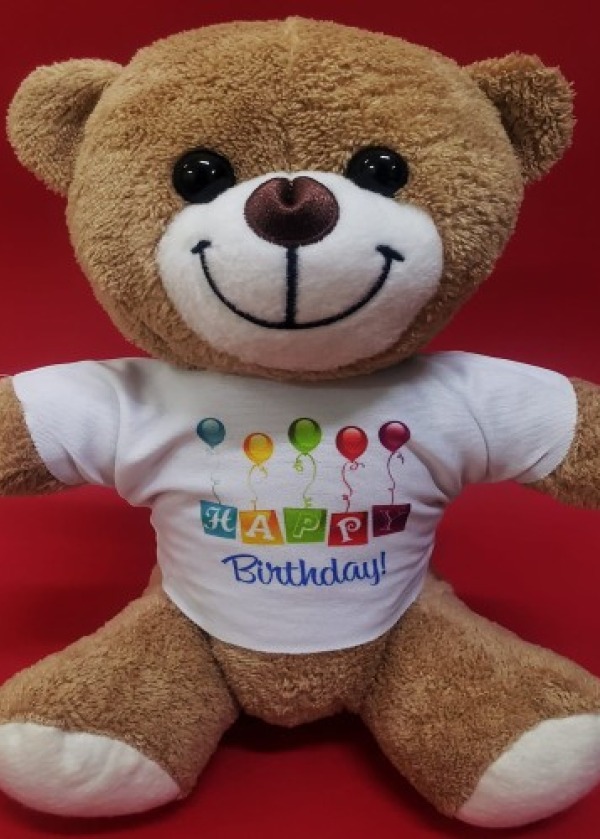 Happy Birthday Tişörtlü Ayıcık