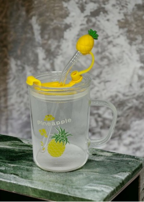 Ananas Tasarımlı Kupa Bardak