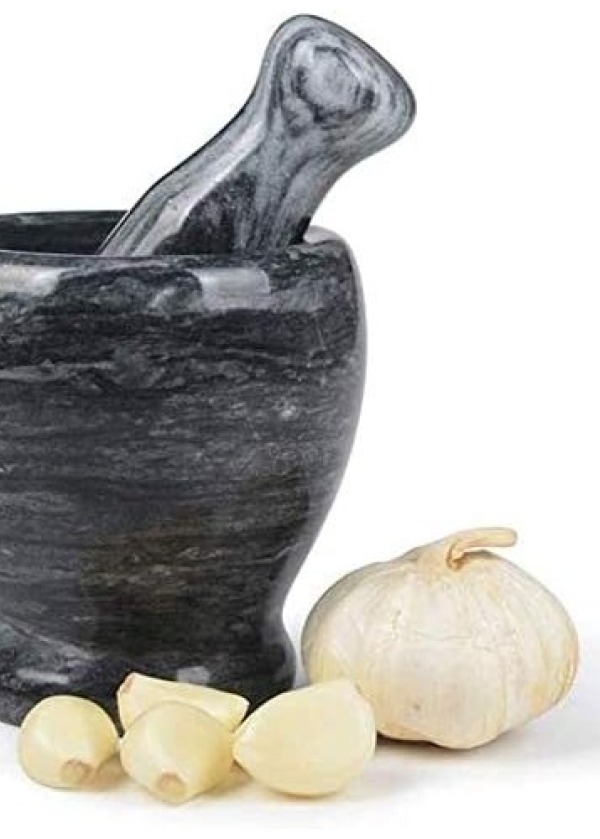 Doğal Cilalı Mermer Havan