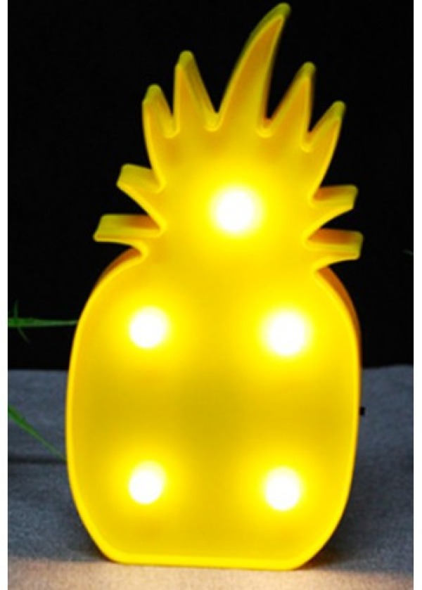 Led Işıklı Ananas Gece Lambası