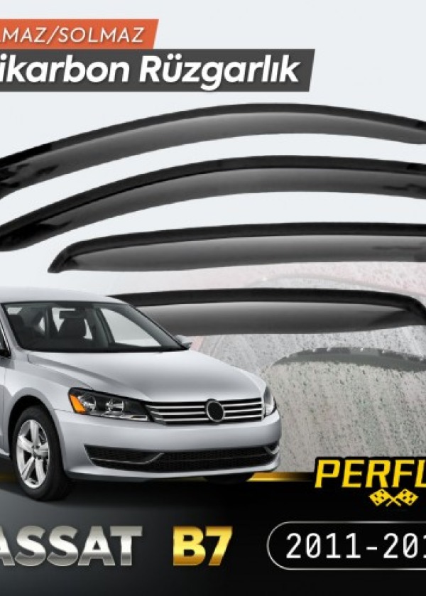 VW Passat B7 2011-2015 Cam Rüzgarlığı V2 Düz