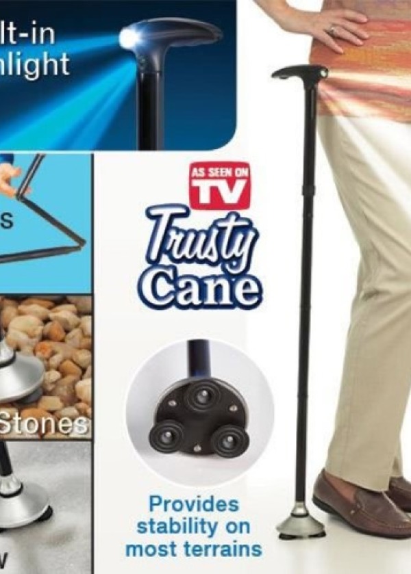 Trusty Cane Güvenilir Katlanabilir Işıklı Baston