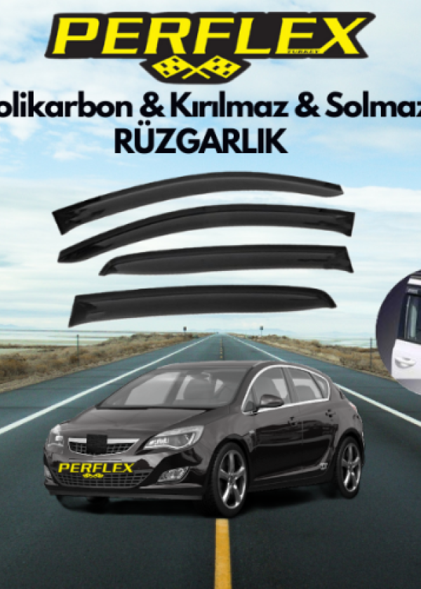 Perflex Polikarbon Kırılmaz Rüzgarlık V2 Mugen Opel Astra H 2004-2009