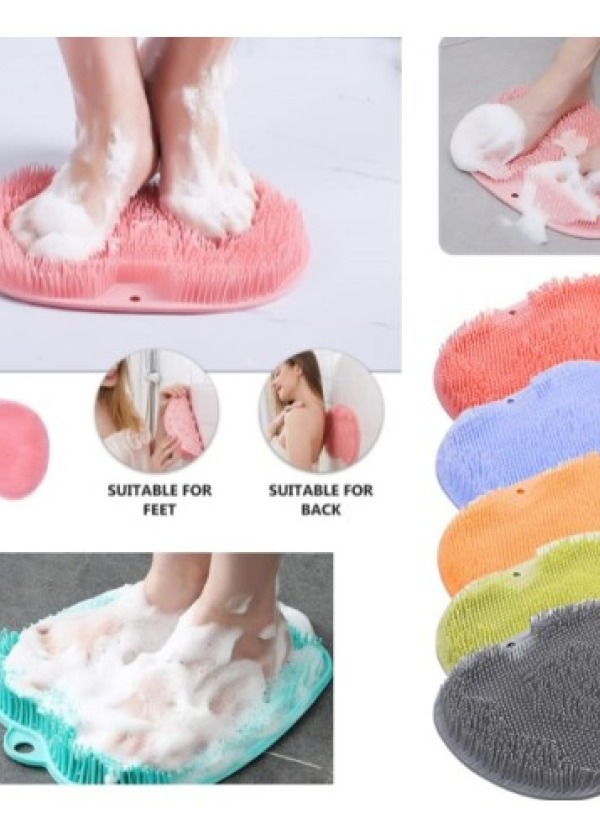 Vantuzlu Banyo Sırt Fırçası ve Masaj Matı