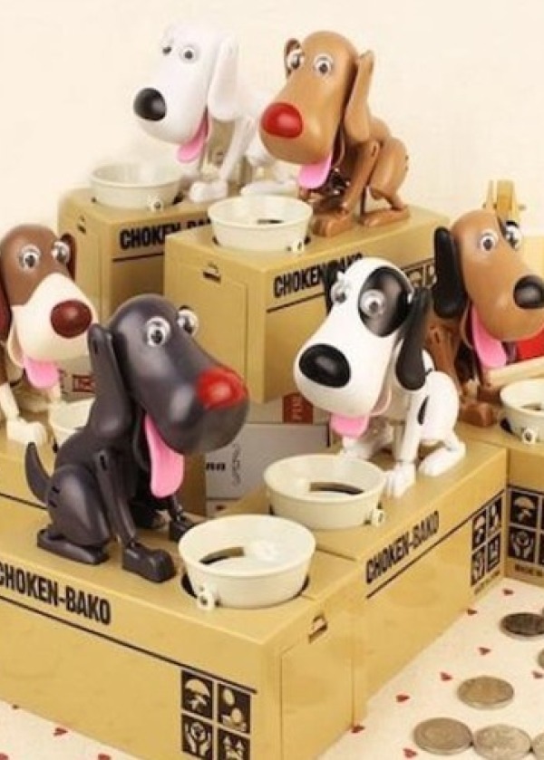 Para Yiyen Köpek Kumbara