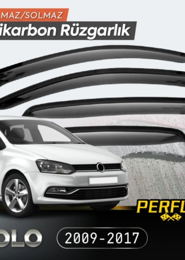 VW Polo 2009-2017 Cam Rüzgarlığı V2 Düz