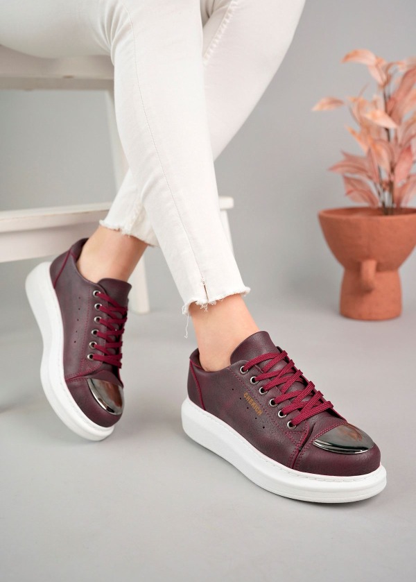 CH175 CBT Mirror Kadın Ayakkabı BORDO