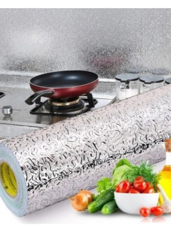 Alüminyum Folyo Yapışkanlı Mutfak Koruyucu Folyo 2 Metre
