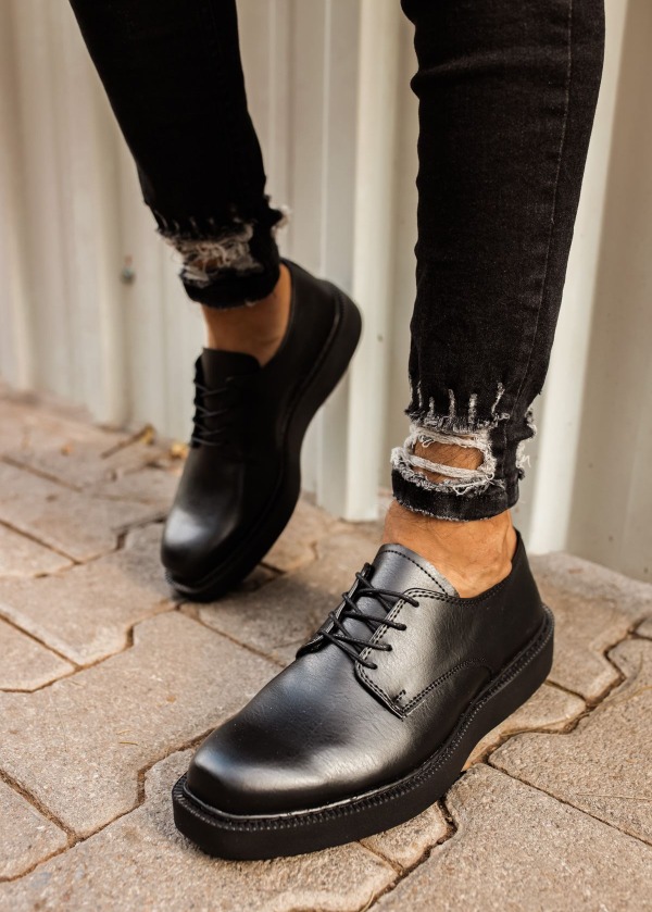 CH001 FST Classic Lace Erkek Ayakkabı SIYAH