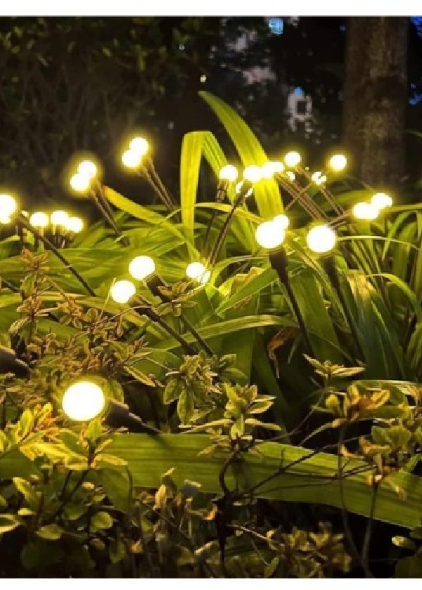 10 Led'li Güneş Enerjili Bahçe Çiti Aydınlatma Lamba (sarı)