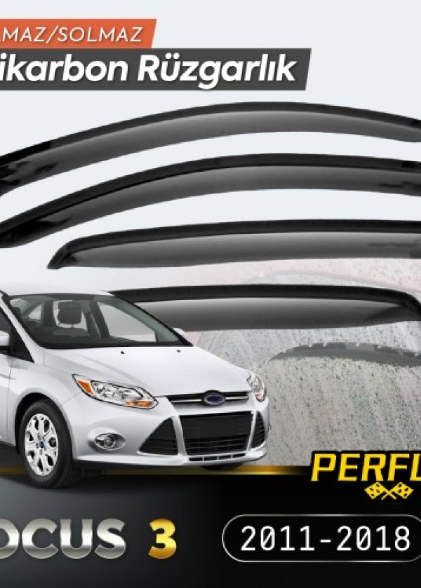 Ford Focus 3 2011-2018  (6 Parça) Cam Rüzgarlığı V2 Mugen