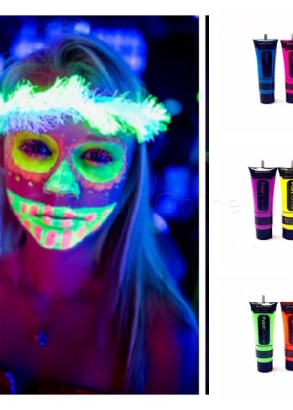 Glow Stick Boya Fosforlu Krem Boya 12 Adet