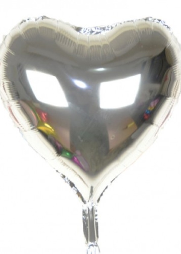 Gümüş Rengi Uçan Folyo Balon 80 Cm.