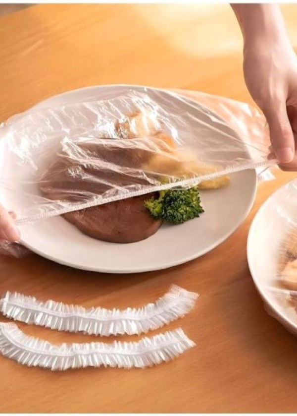 Lastikli Tencere Ve Tabak Bonesi 100 Adet (22cm) 