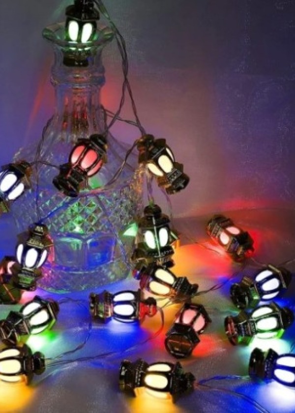 20'li Kandil Feneri Led Işık RGB Işık Pilli