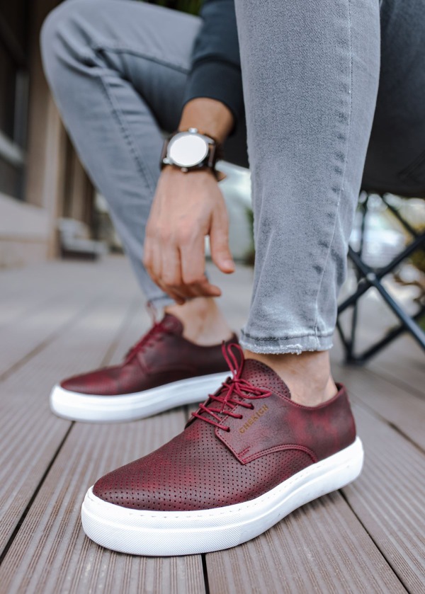 CH061 CBT Rex Erkek Ayakkabı BORDO