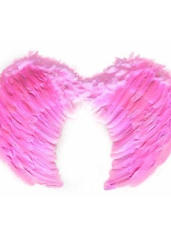 Pembe Melek Kanadı Kostümü Küçük