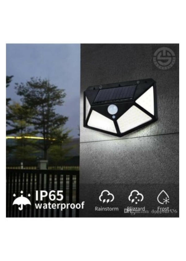 Solar Bahçe Aydınlatma Lambası 100 Led