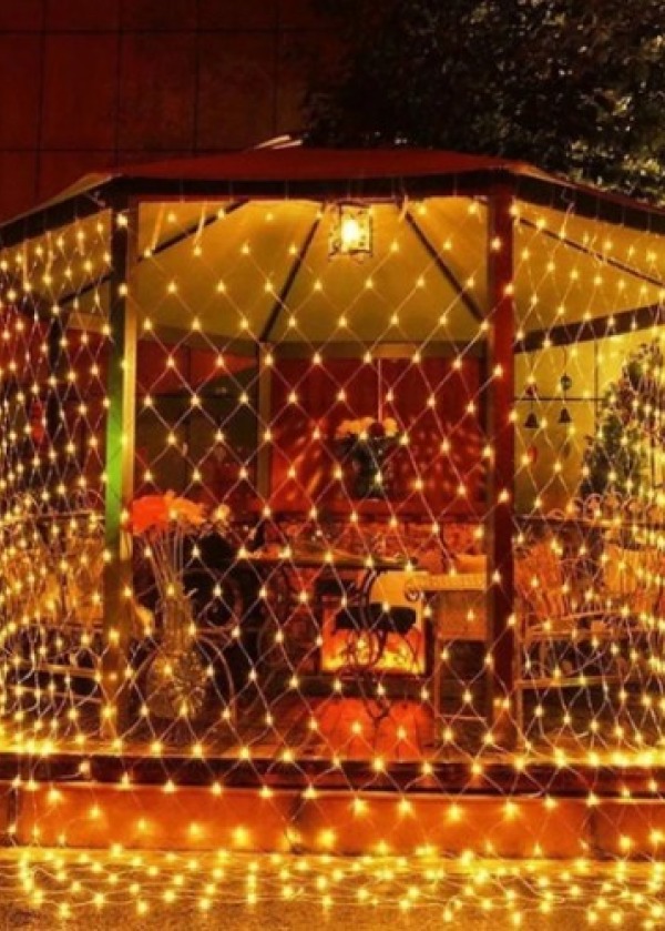 144 Ledli 2x2 Metre Animasyonlu Ağ Led 