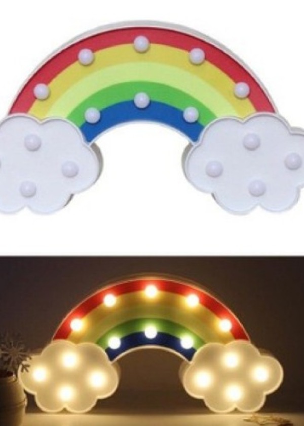 Led Işıklı Gökkuşağı Gece Lambası