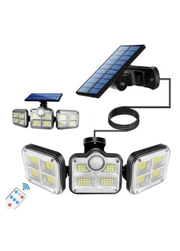 Uzaktan Kumandalı 122 Led Sensörlü Bahçe Lambası