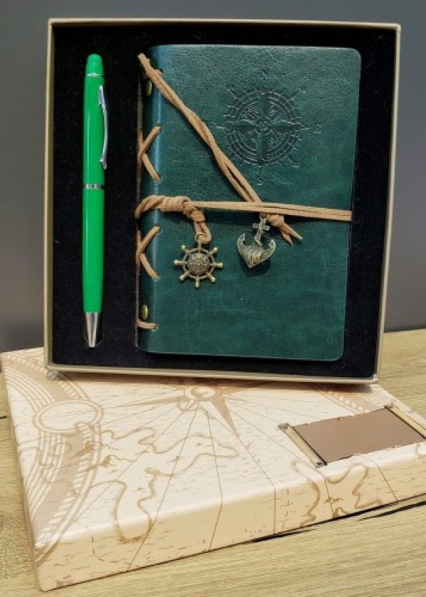 Hediyelik Defter Kalem Kutulu Set