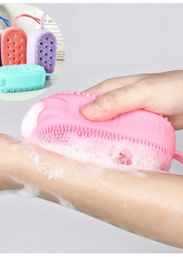Süngerli Silikon Banyo Kesesi