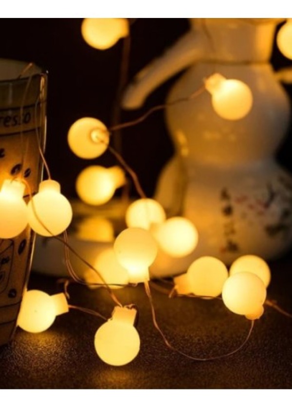 Beyaz Top Led Gün ışığı Pilli 2 Kademeli