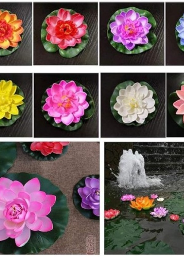 Dekoratif Yapay Lotus Çiçeği