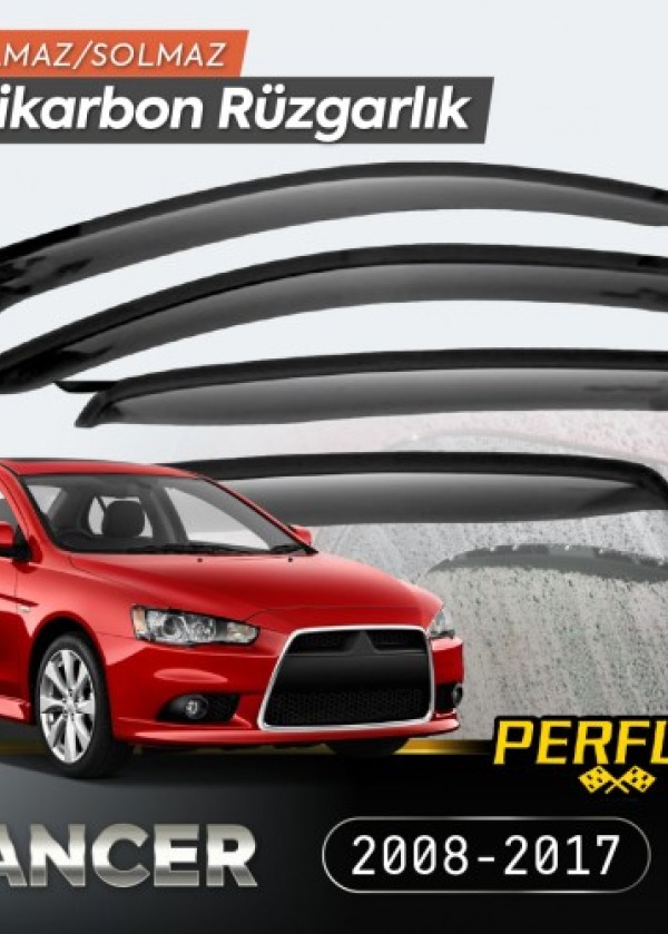 Mitsubishi Lancer 2008-2017 Cam Rüzgarlığı V2 Düz