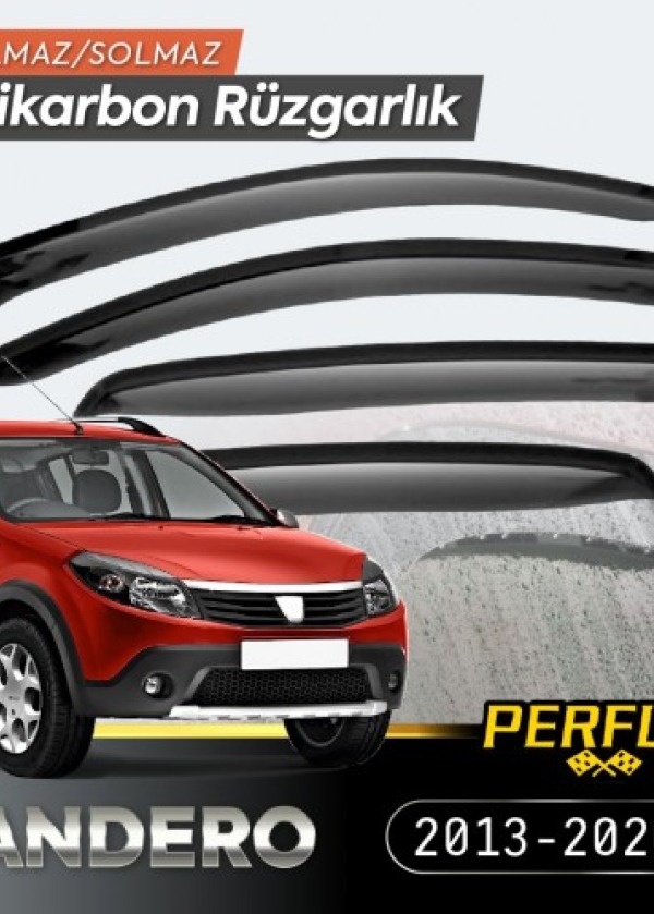 Dacia Sandero 2013-2020 Cam Rüzgarlığı V2 Düz