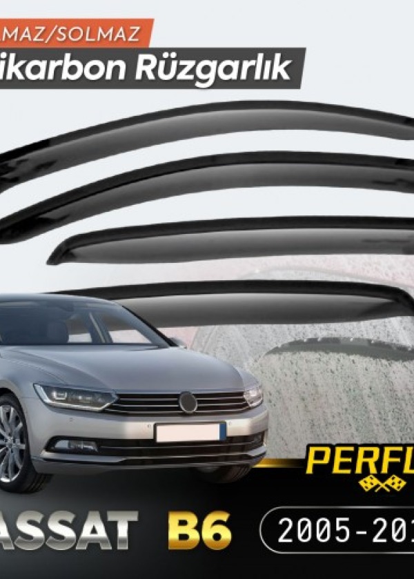 VW Passat B6 2005-2010 Cam Rüzgarlığı V2 Düz