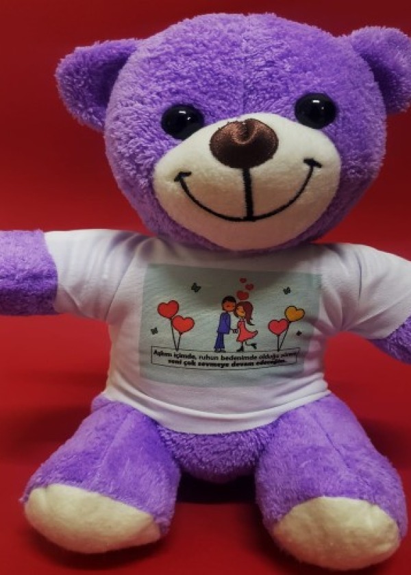 Mutlu Aşıklar Temalı Peluş Ayıcık