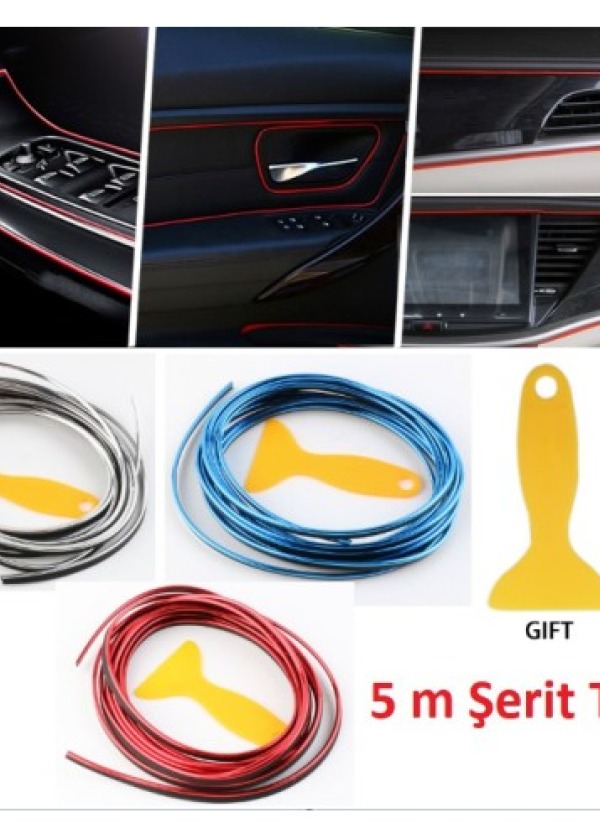 Araba Dekorasyon 5 Metre Şerit Trim