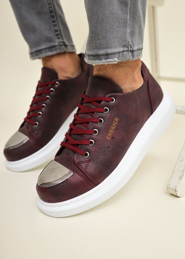 CH175 CBT Mirror Erkek Ayakkabı BORDO