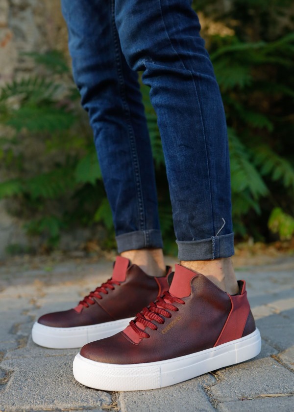CH004 CBT Hıde Erkek Ayakkabı BORDO