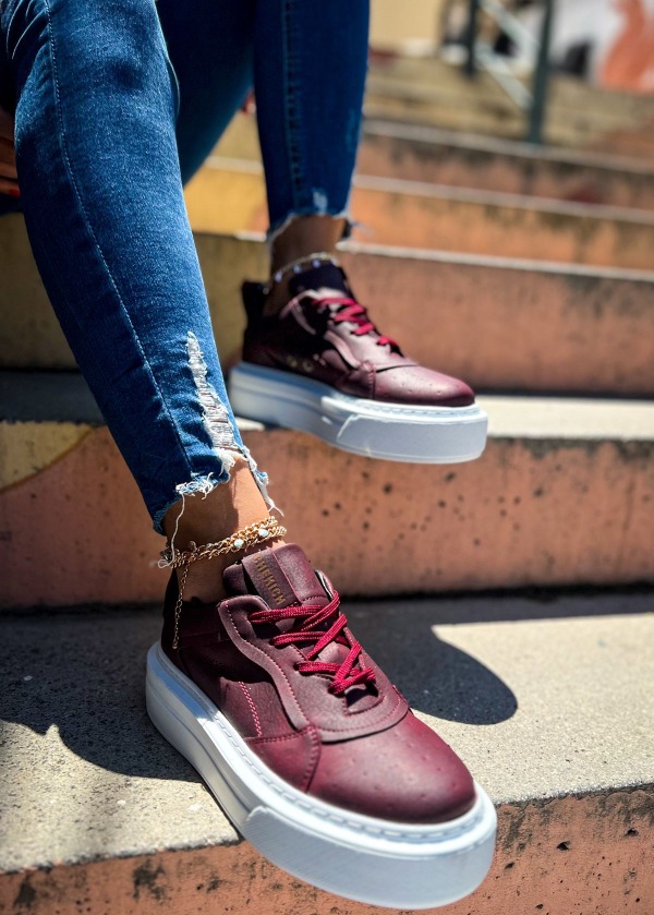 CH187 CBT Kadın Ayakkabı BORDO
