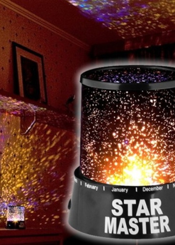 Duvara Işık Yıldız Yansıtan Star Master Gece Lambası