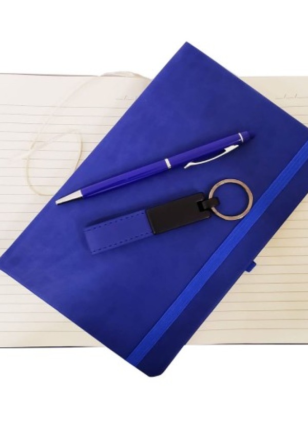 Deri Defter Anahtarlık ve Tükenmez Kalem