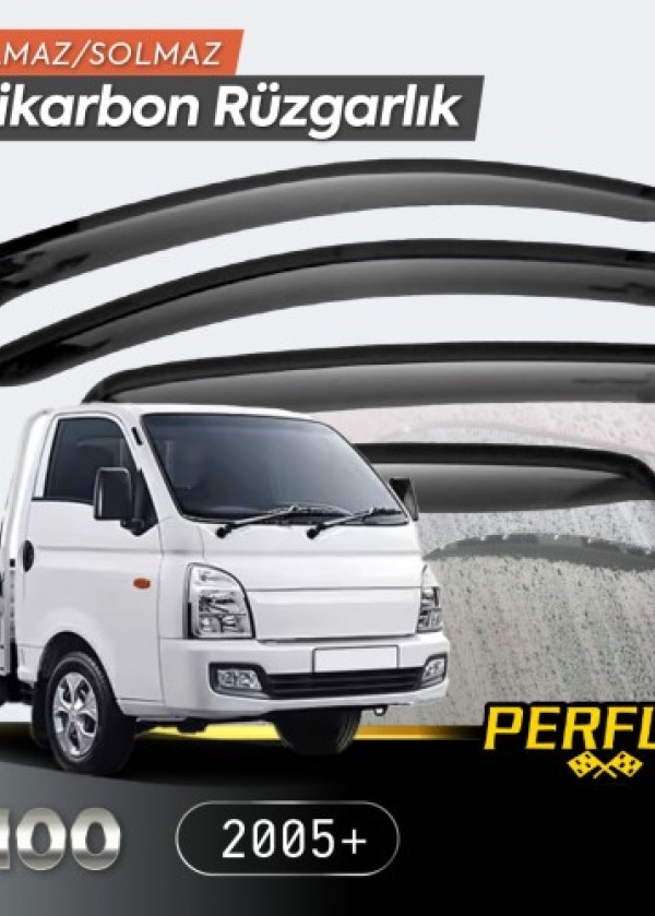 Hyundai H100 Kamyonet 2005+ Cam Rüzgarlığı V2 Mugen