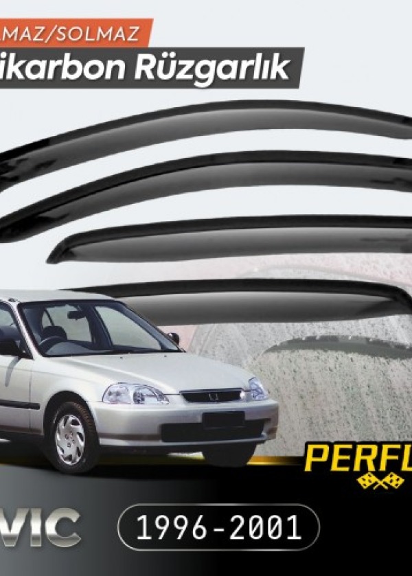 Honda Civic 1996-2001 Cam Rüzgarlığı V2 Mugen