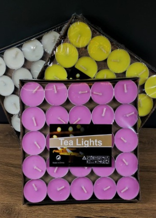 Dekoratif Tealight Mum 50 Adet 