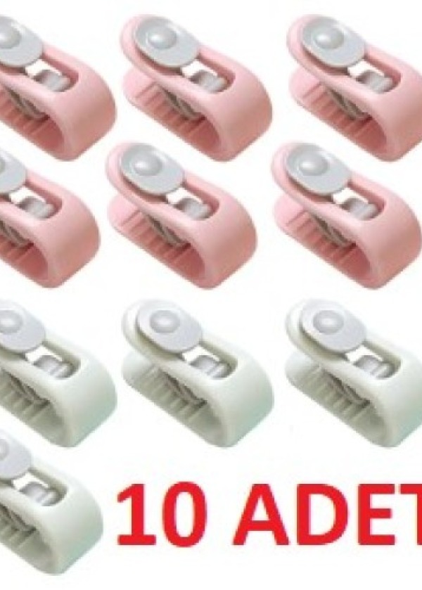 Mandallı Yorgan Sabitleme Klipsi 10 Adet