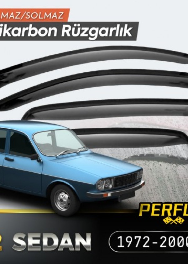 Renault 12 Sedan 1972-2000 Cam Rüzgarlığı V2 Mugen