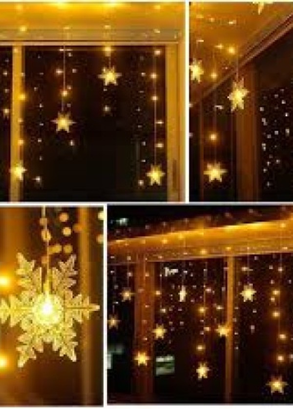 Kar 4m 96 Led 19 Saçak 40-50-60cm Gün Işığı kartanesi boyutu:7cm