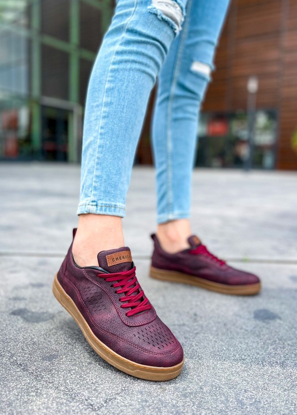CH157 CKT Retro Erkek Ayakkabı BORDO