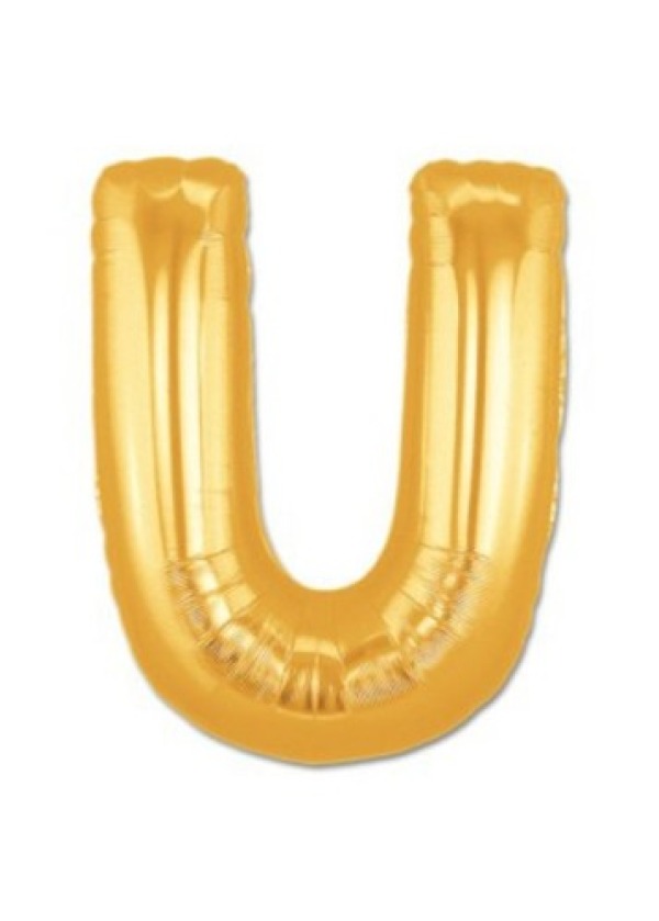 Altın Sarısı Folyo Harf Balon 1 Metre