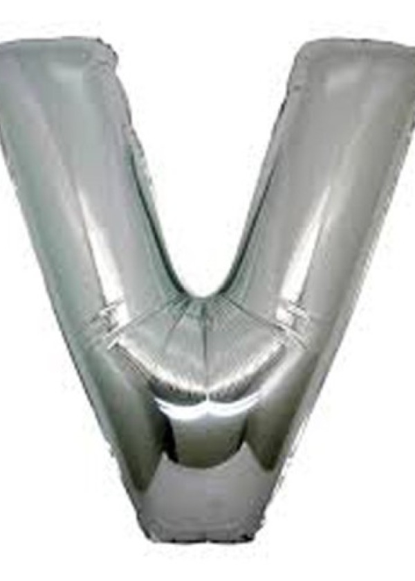 Gümüş Rengi Folyo Balon 1 Metre